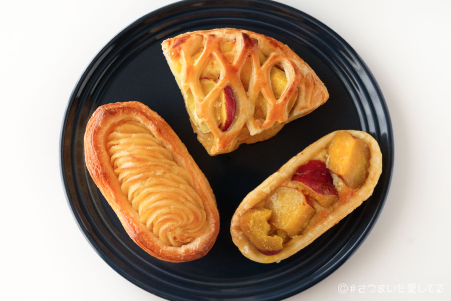神戸屋キッチンESXPRESS　なると金時のスイートポテト　りんごとさつまいものパイ　紅あずまのパイ　テイクアウト　価格　値段　感想　口コミ　さつまいも　サツマイモ　おいもスイーツ　パン　芋スイーツ